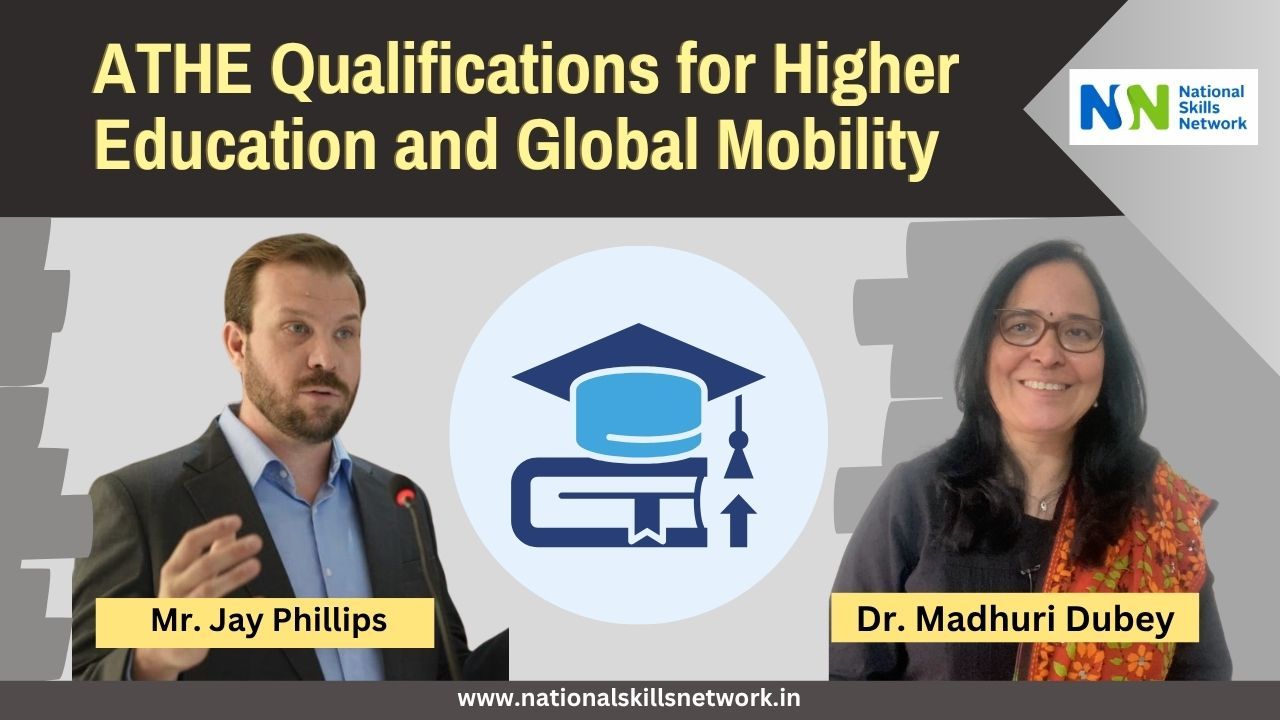 ATHE Qualifications for Higher Education and Global MobilityInternational qualifications are creating new opportunities for learners to access higher education, build global careers and develop skills for a changing world.In this conversation, Dr. Madhuri Dubey, Ph.D , Founder-Director of National Skills Network (NSN), speaks with Mr. Jay Phillips, Head of Business Engagement at ATHE (Awards for Training and Higher Education), about global education pathways, employability, lifelong learning, AI, and the role of internationally recognised qualifications in supporting learner success.Watch the full conversation here - https://youtu.be/-zmvPxlBrX0?si=HBp1SsrBQa5gITvM#HigherEducation #InternationalQualifications #GlobalEducation #Employability #GlobalMobility #LifelongLearning #ATHE ATHE Qualifications for Higher Education and Global MobilityInternational qualifications are creating new opportunities for learners to access higher education, build global careers and develop skills for a changing world.In this conversation, Dr. Madhuri Dubey, Ph.D , Founder-Director of National Skills Network (NSN), speaks with Mr. Jay Phillips, Head of Business Engagement at ATHE (Awards for Training and Higher Education), about global education pathways, employability, lifelong learning, AI, and the role of internationally recognised qualifications in supporting learner success.Watch the full conversation here - https://youtu.be/-zmvPxlBrX0?si=HBp1SsrBQa5gITvM#HigherEducation #InternationalQualifications #GlobalEducation #Employability #GlobalMobility #LifelongLearning #ATHE
