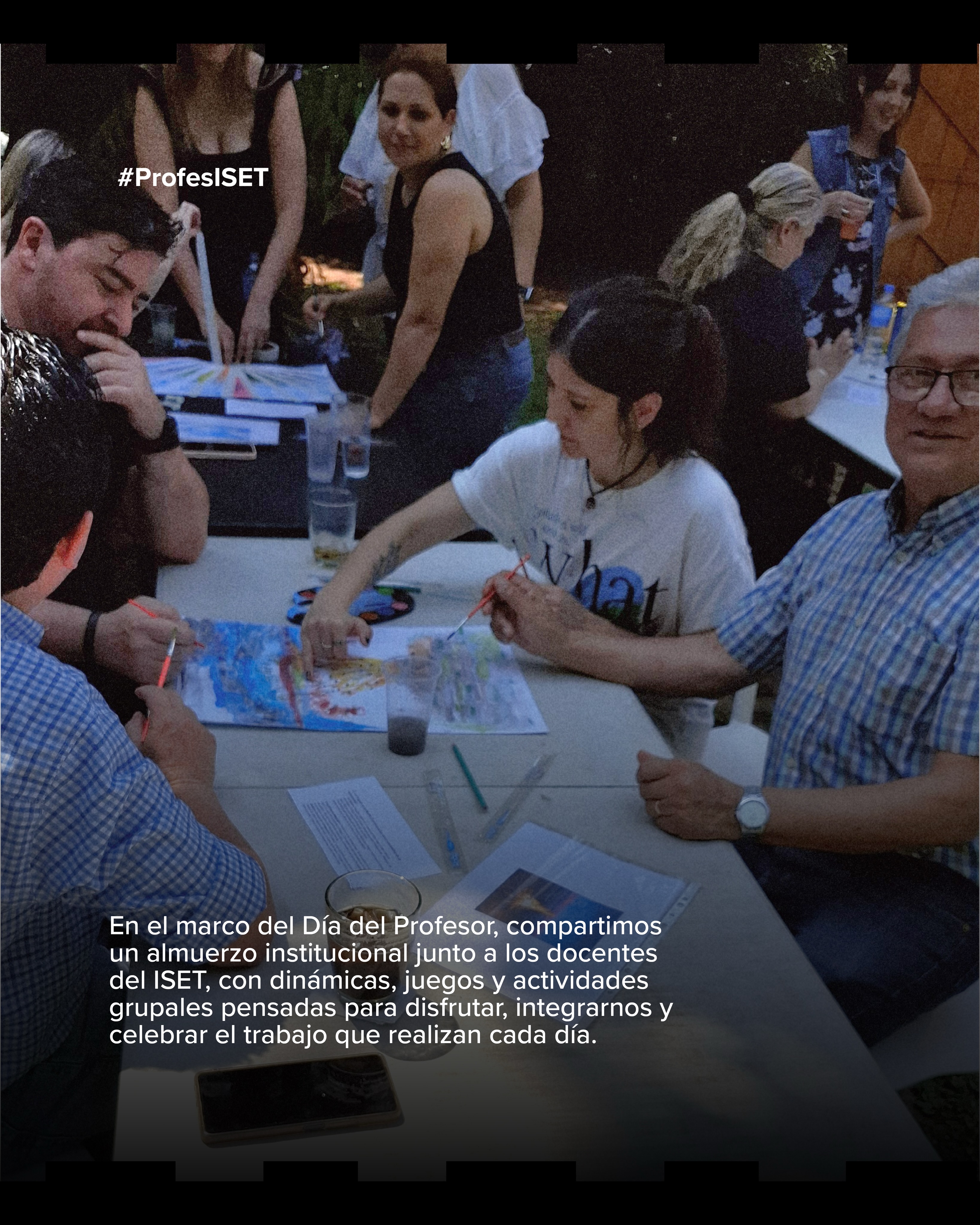 En el Día del Profe, nuestros docentes dejaron las compus y tomaron el pincel 🎨✨
Vivimos una jornada de encuentro, creatividad y trabajo en equipo. Cada grupo eligió una metáfora educativa y pintó un lienzo colectivo. Faros, árboles, cometas y fogatas se llenaron de color, y cada elemento contó algo de quien lo pintó.
👉 Desliza y descubrí qué dice de tu perfil docente lo que elegiste pintar. ¿Sos cielo, raíz, faro o mar? 🌌🪨⛵🌊
Gracias profes por enseñar, acompañar y encender curiosidad todos los días a nuestra gran comunidad de alumnos 🦁
#ISET #DíaDelProfe #FormaciónProfesional #DocentesISET
